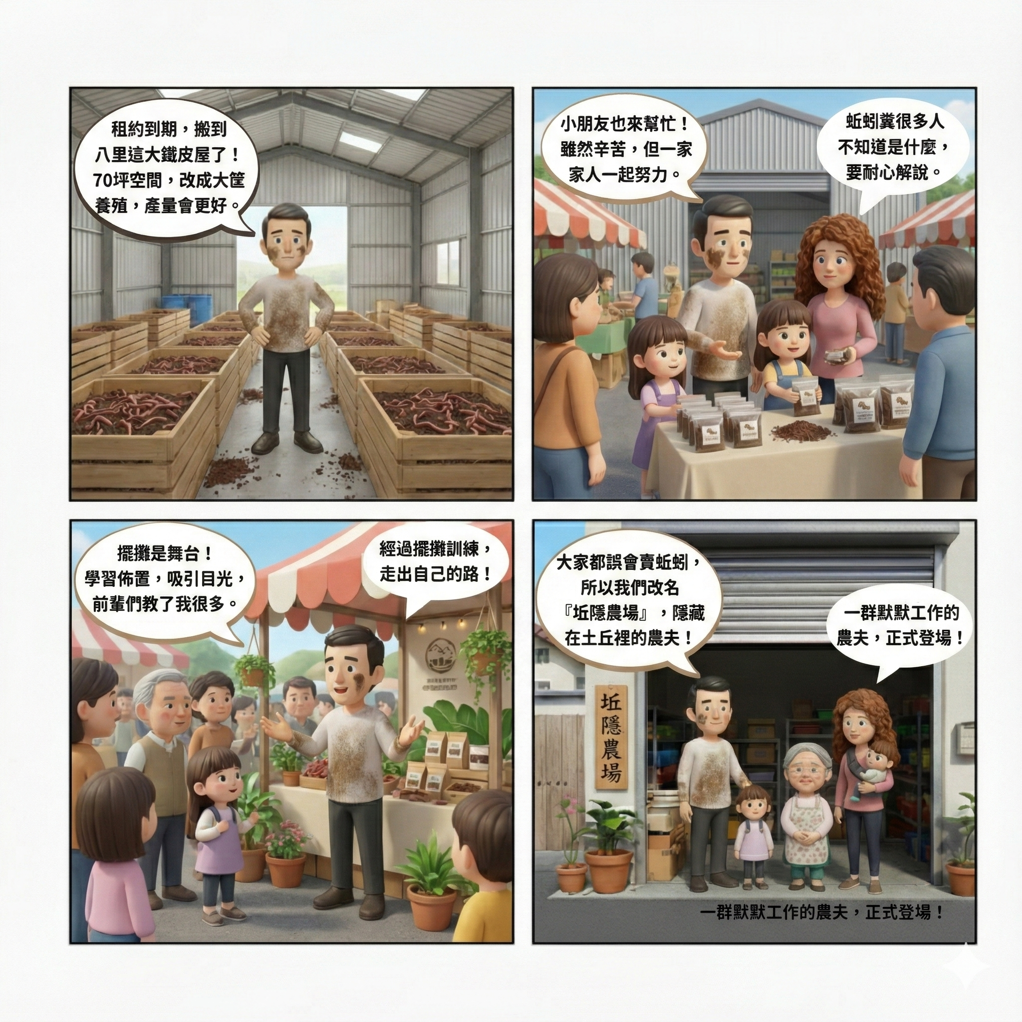 坵隱農場心路歷程漫畫第二話